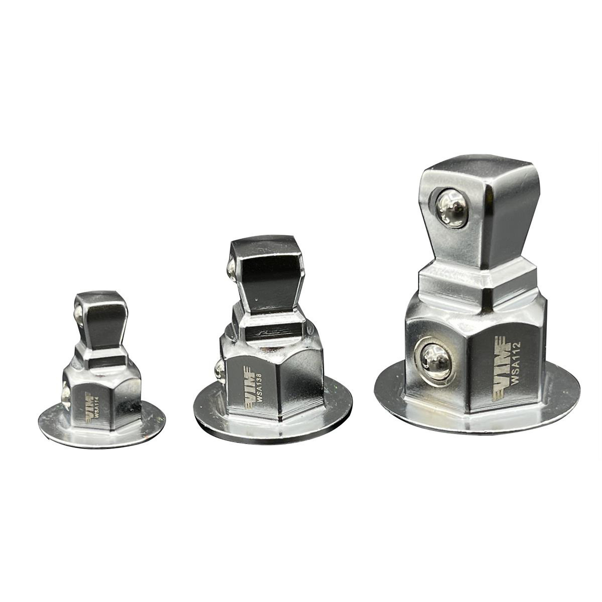 VIM Tools Wrench Wobble Socket Adapter Set — 3-Piece, Model# VIMWSA100
